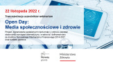 Zapraszamy do udziału w webinarium Open Day: Media społecznościowe i zdrowie