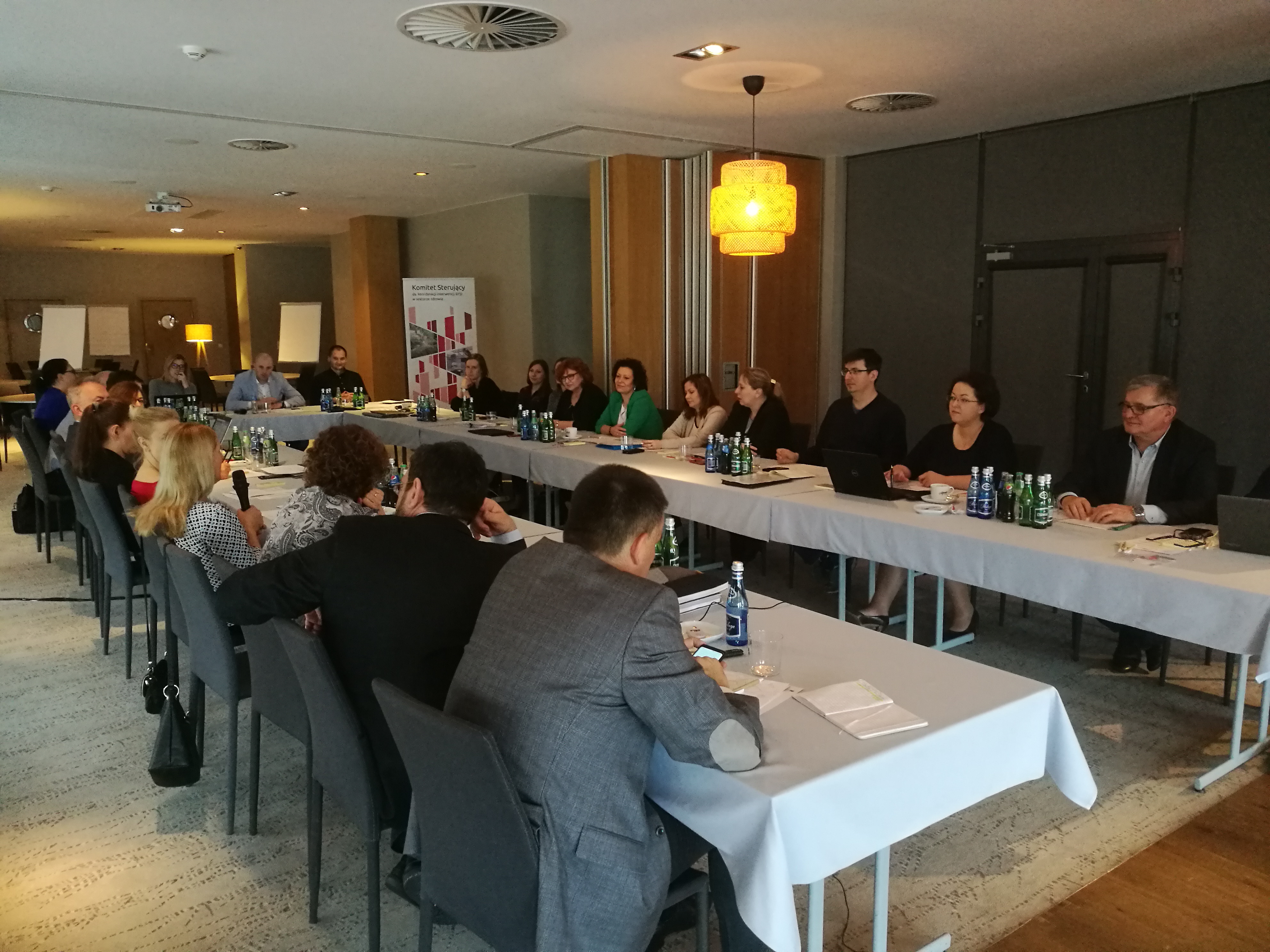 Na zdjęciu uczestnicy warsztat&oacute;w nt. perspektywy 2021+ w sektorze zdrowia